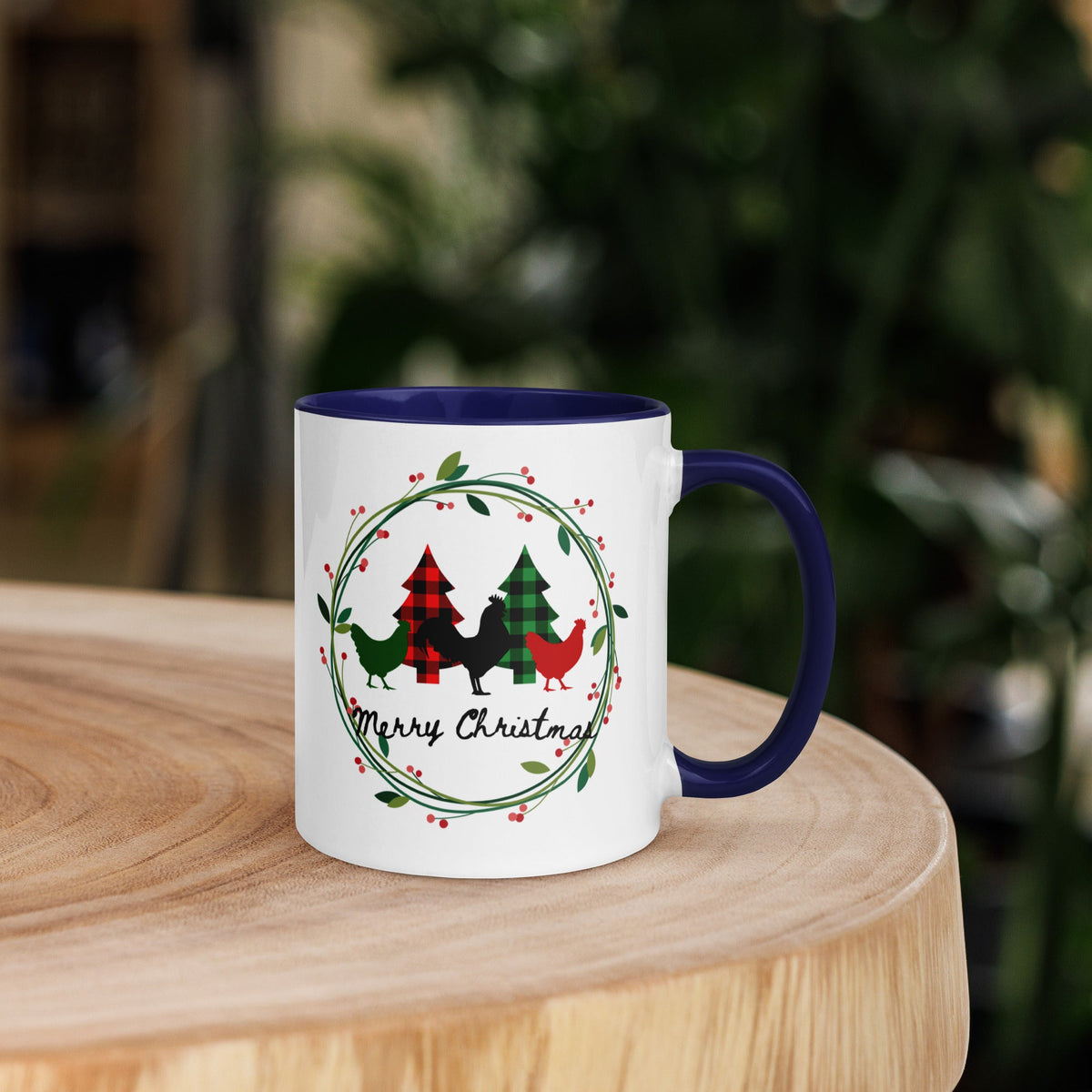 Merry Christmas Colored Mug - Cluck It All Farms