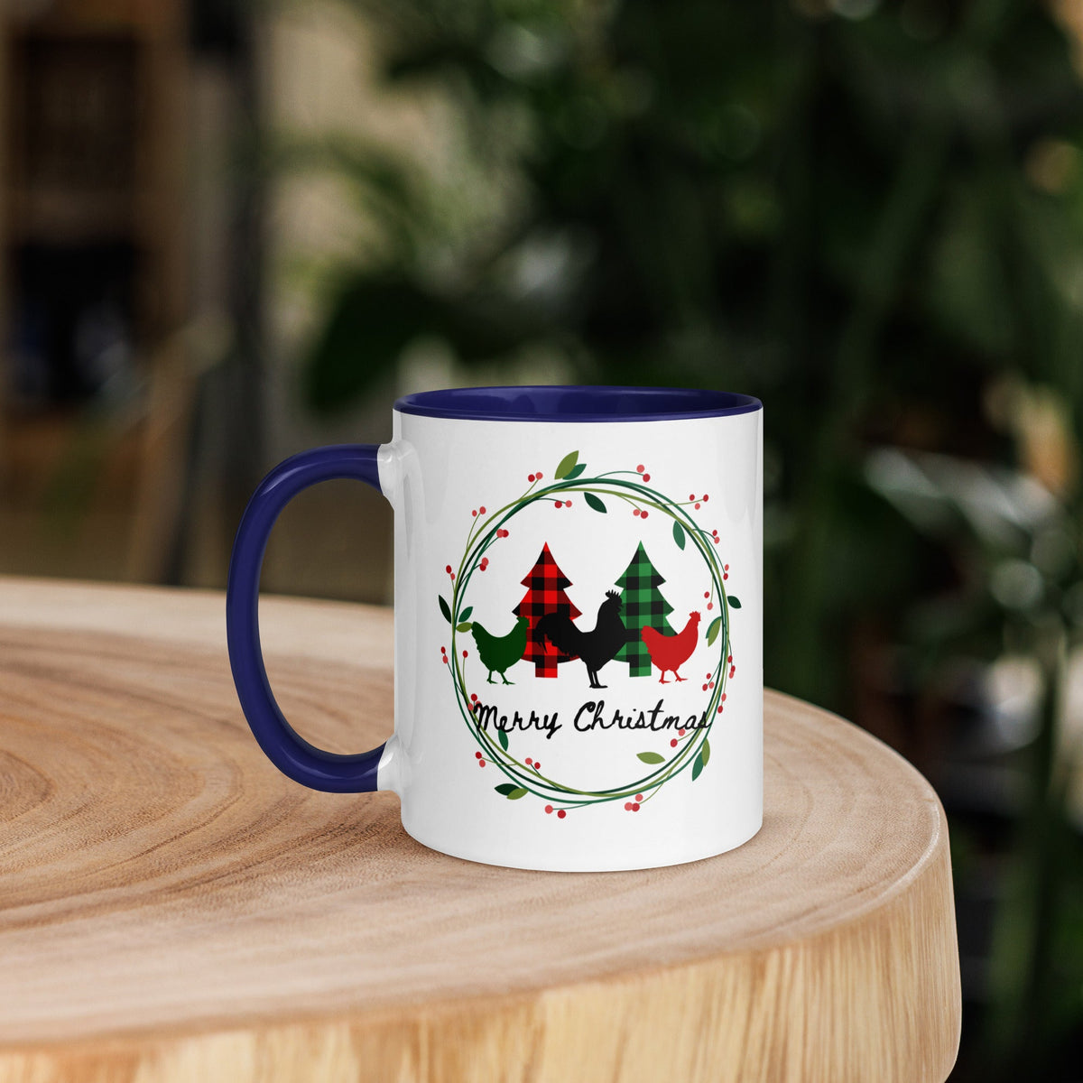 Merry Christmas Colored Mug - Cluck It All Farms