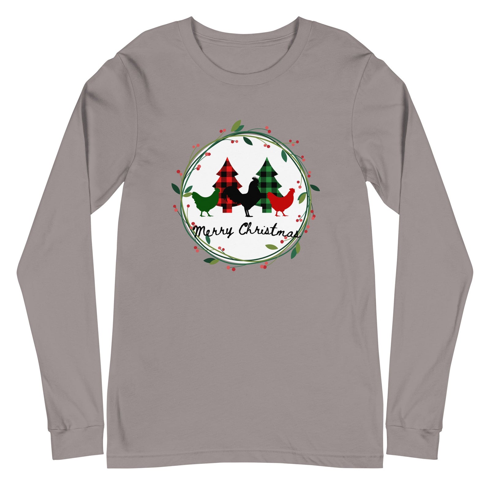 Merry Christmas Unisex Long Sleeve Tee - Cluck It All Farms