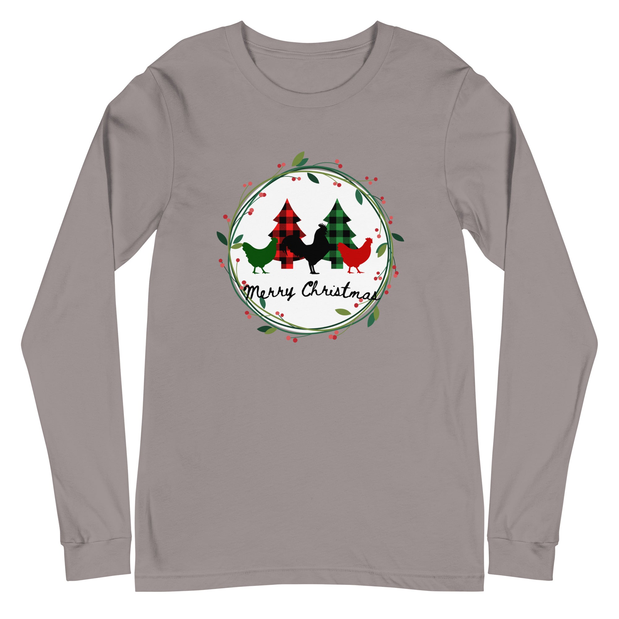 Merry Christmas Unisex Long Sleeve Tee - Cluck It All Farms