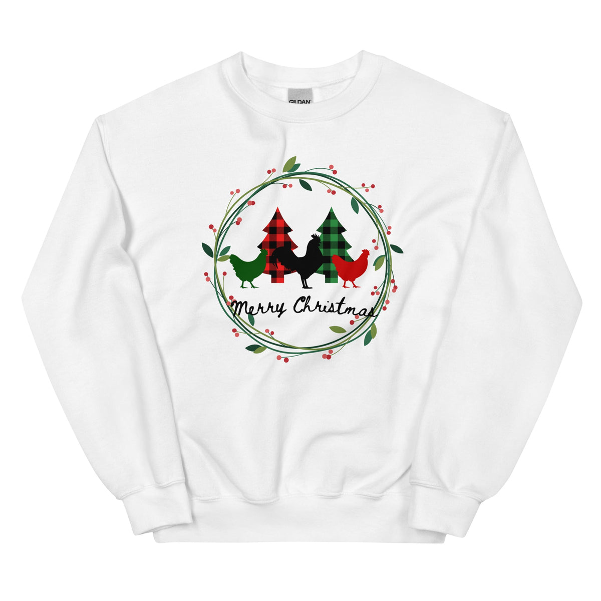 Merry Christmas Unisex Sweatshirt - Cluck It All Farms