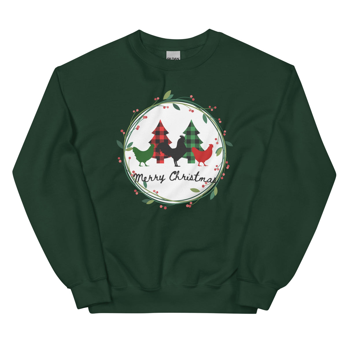 Merry Christmas Unisex Sweatshirt - Cluck It All Farms