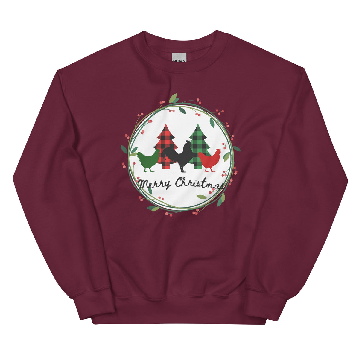 Merry Christmas Unisex Sweatshirt - Cluck It All Farms