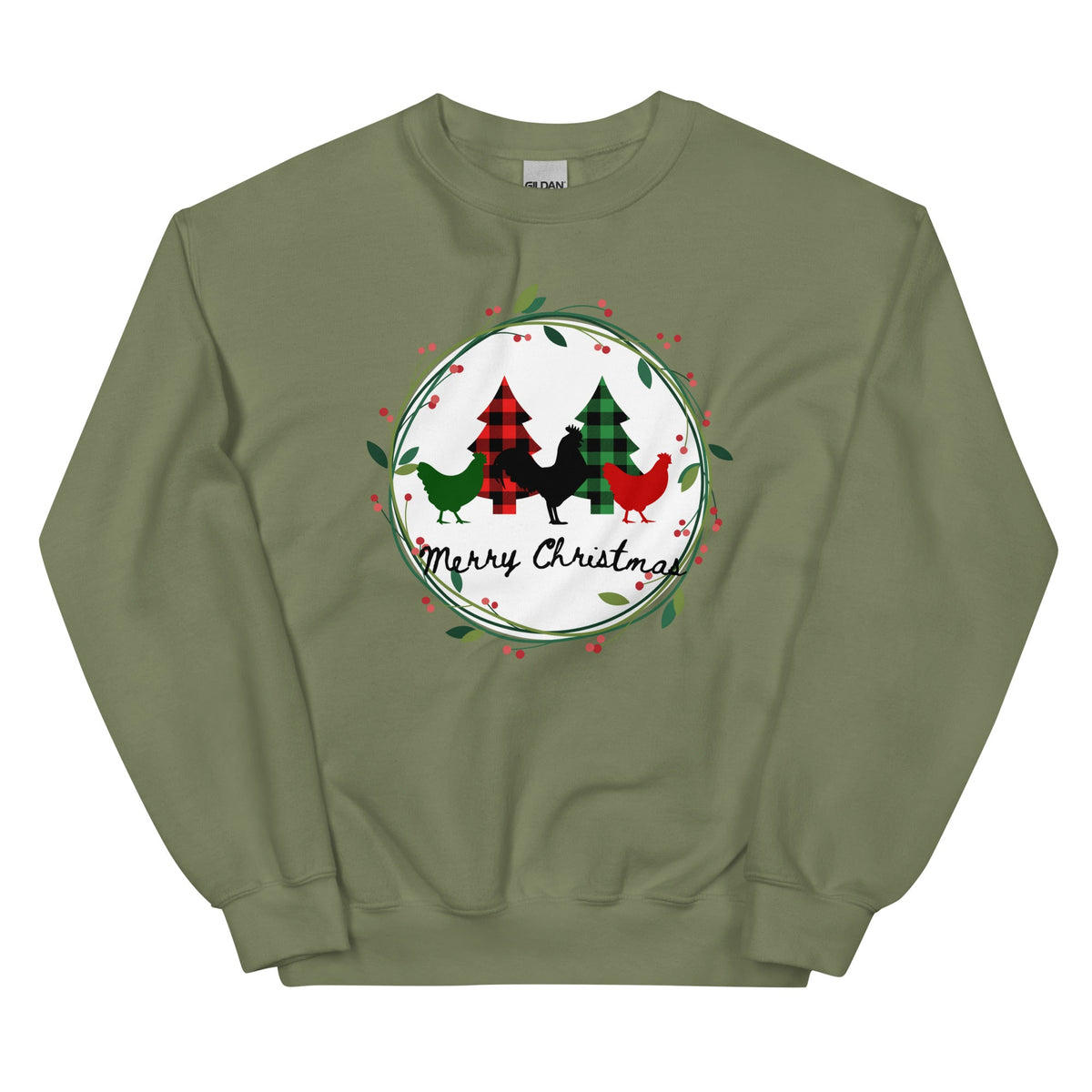 Merry Christmas Unisex Sweatshirt - Cluck It All Farms