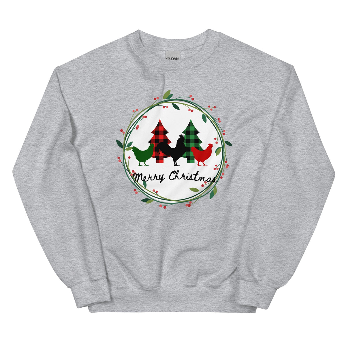Merry Christmas Unisex Sweatshirt - Cluck It All Farms