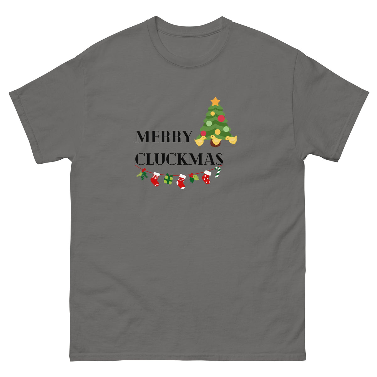 Merry Cluckmas Unisex Classic Tee - Cluck It All Farms