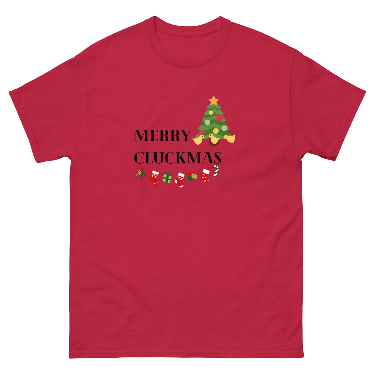 Merry Cluckmas Unisex Classic Tee - Cluck It All Farms