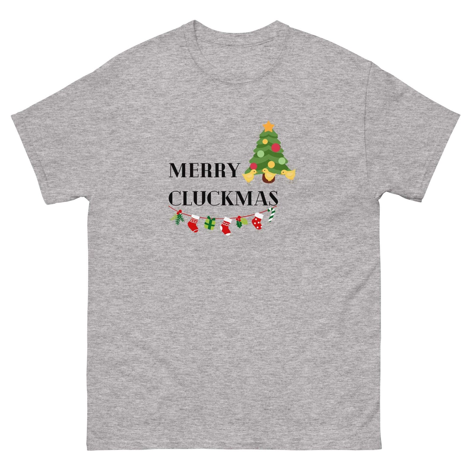 Merry Cluckmas Unisex Classic Tee - Cluck It All Farms