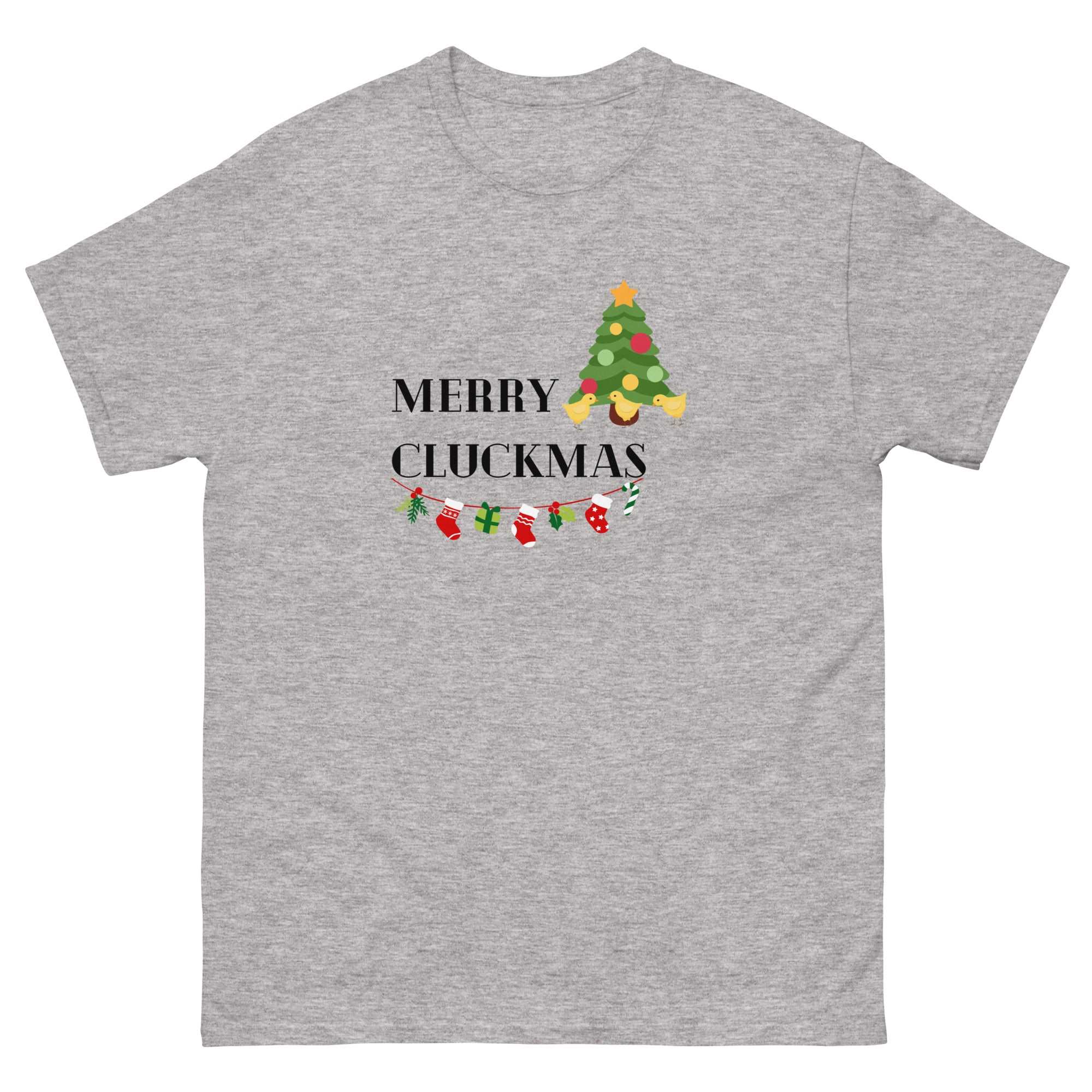 Merry Cluckmas Unisex Classic Tee - Cluck It All Farms