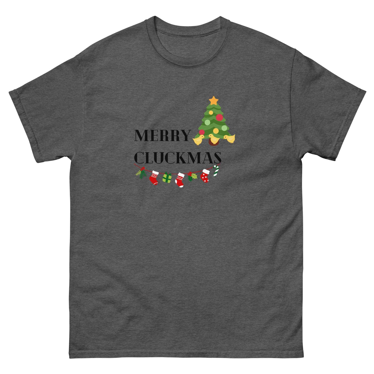 Merry Cluckmas Unisex Classic Tee - Cluck It All Farms
