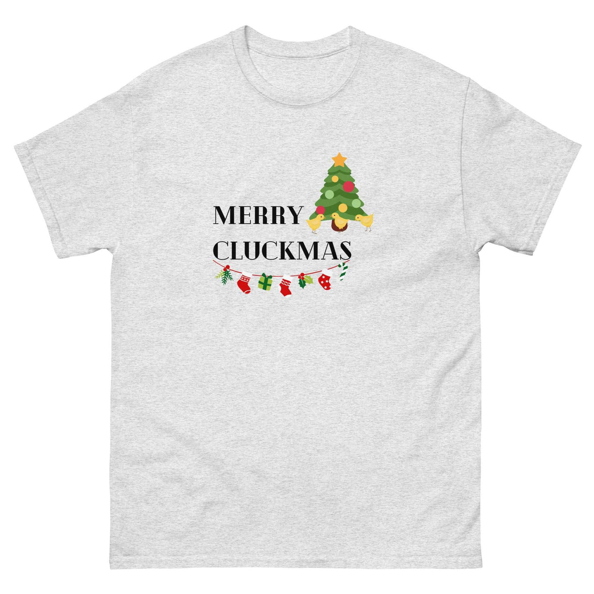 Merry Cluckmas Unisex Classic Tee - Cluck It All Farms