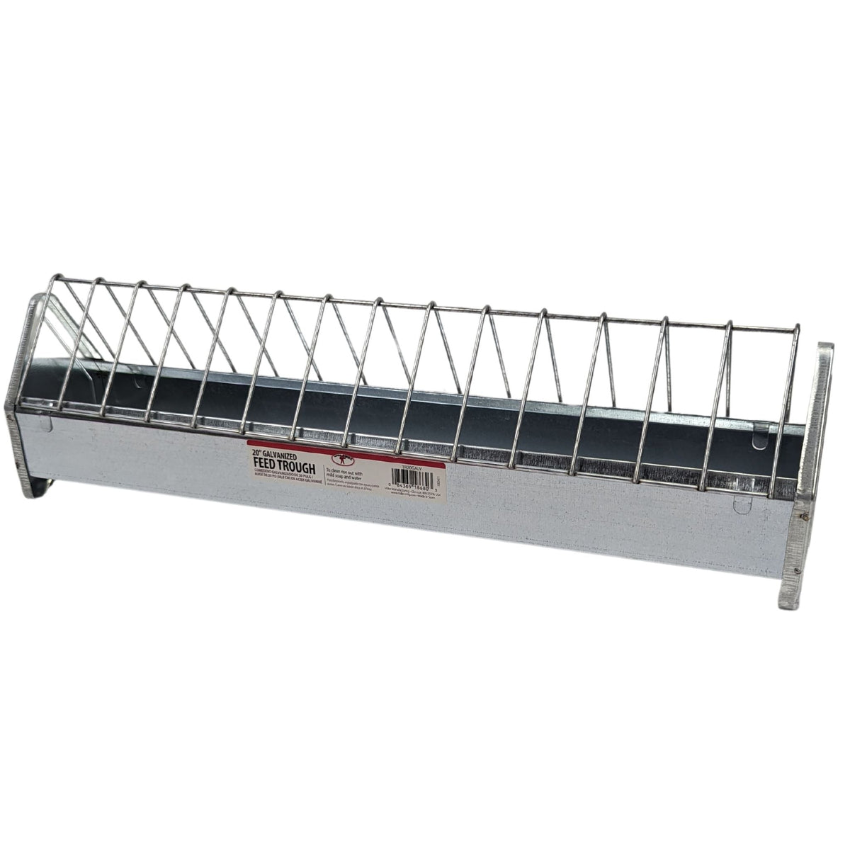 Miller Little Giant 20" Trough Galvanized Feeder - Cluck It All Farms