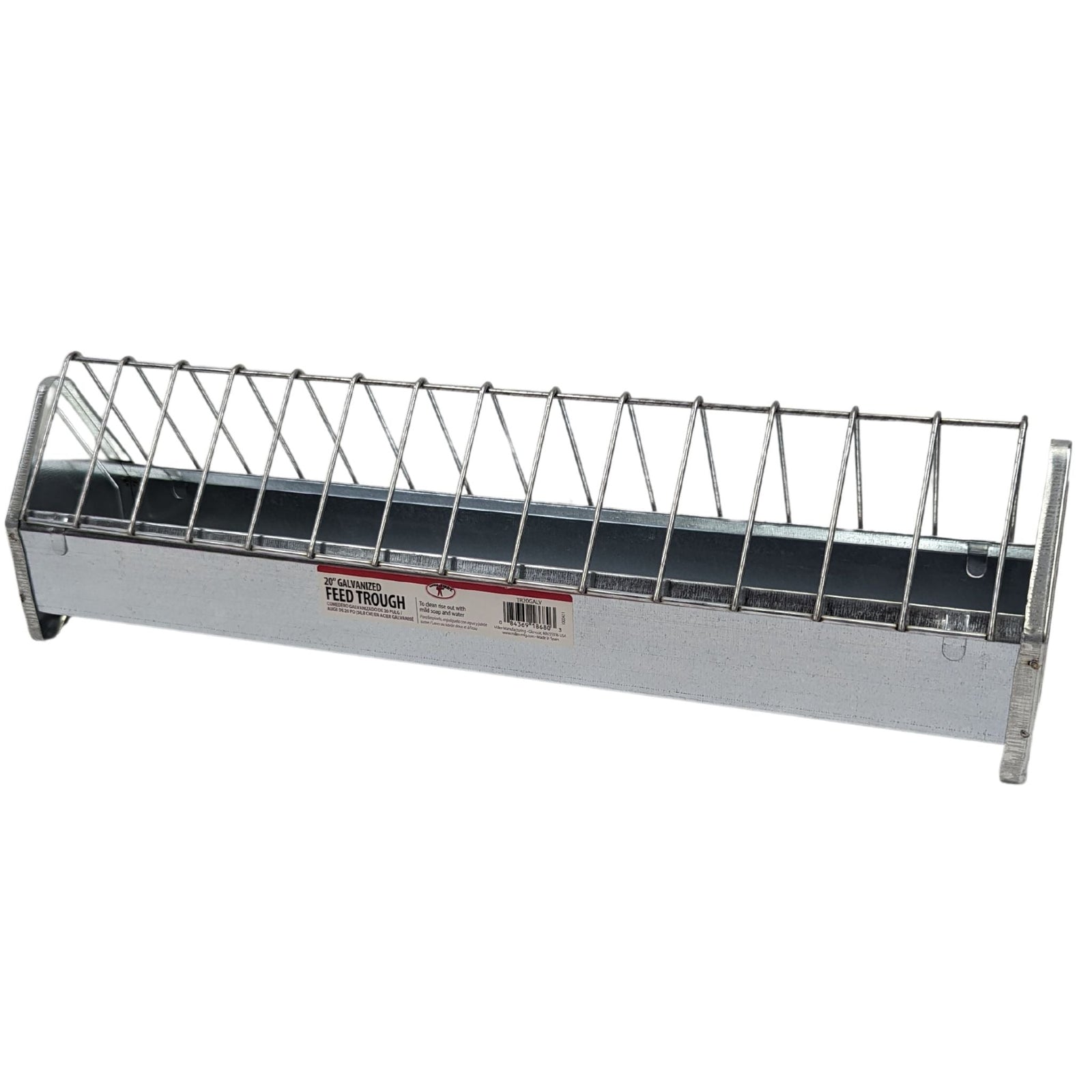 Miller Little Giant 20" Trough Galvanized Feeder - Cluck It All Farms