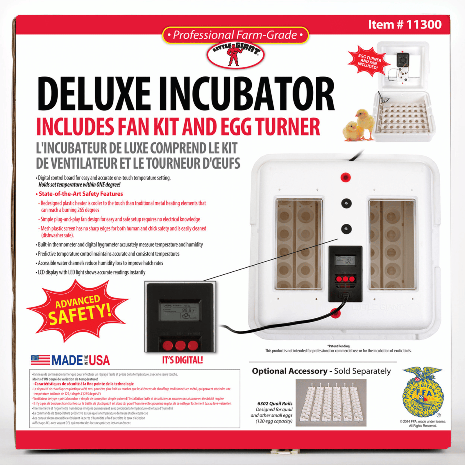 Miller Little Giant Egg Deluxe Incubator with Auto Turner - Cluck It All Farms