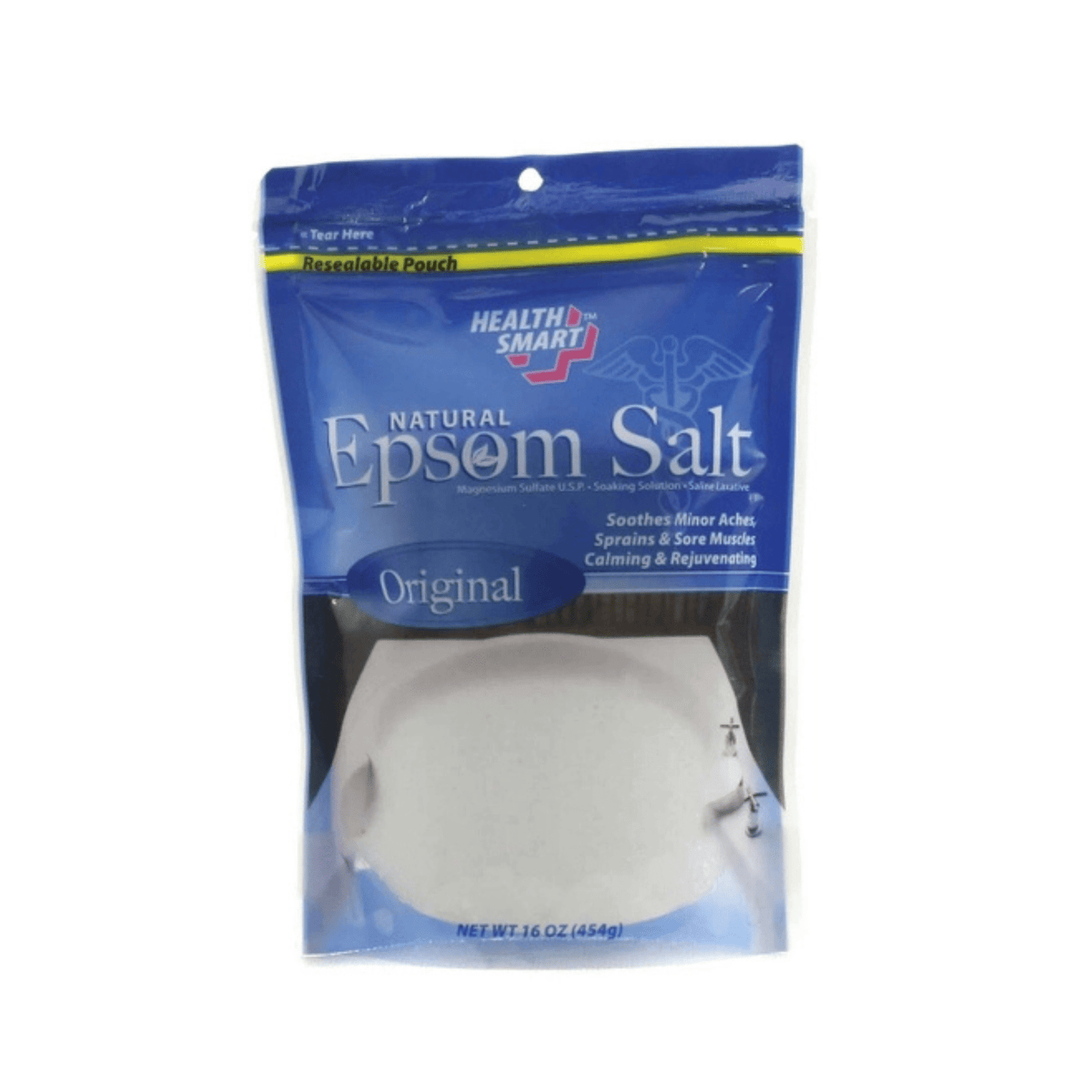 Natural Epsom Salt (Magnesium Sulfate) — 16 oz Resealable Pouch - Cluck It All Farms