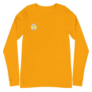 No Spring Chicken BACK PRINT Unisex Long Sleeve Tee - Cluck It All Farms