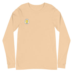 No Spring Chicken BACK PRINT Unisex Long Sleeve Tee - Cluck It All Farms