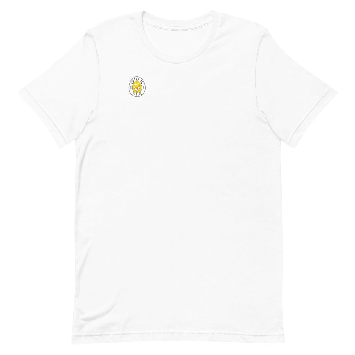 No Spring Chicken BACK PRINT Unisex T-Shirt - Cluck It All Farms