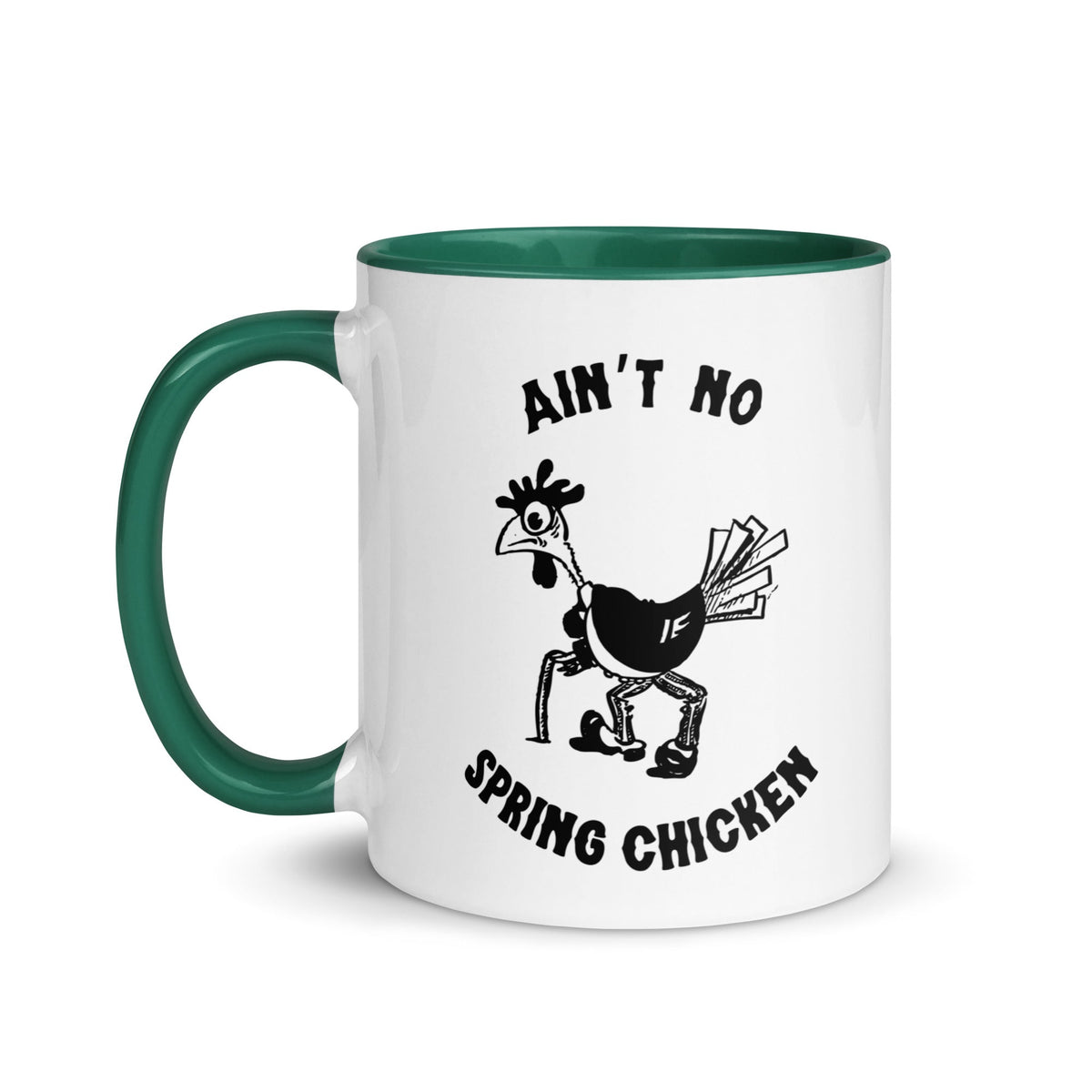No Spring Chicken Colored Mug - Cluck It All Farms