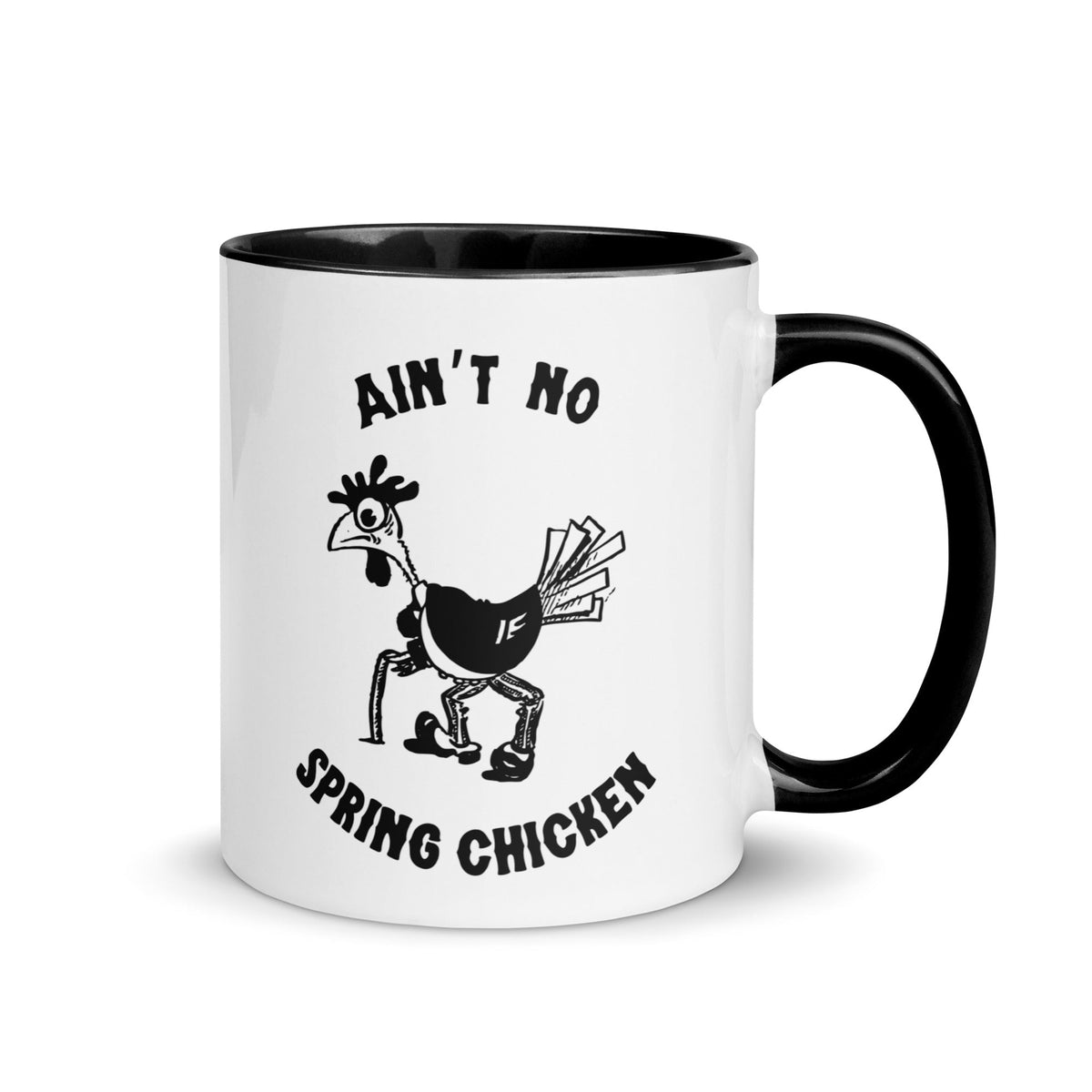 No Spring Chicken Colored Mug - Cluck It All Farms