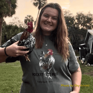 Ölandsk Dwarf Chicken Tee — “Pocket - Size Boss” - Cluck It All Farms