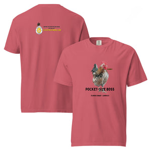 Ölandsk Dwarf Tee — “Pocket - Size Boss” - Cluck It All Farms
