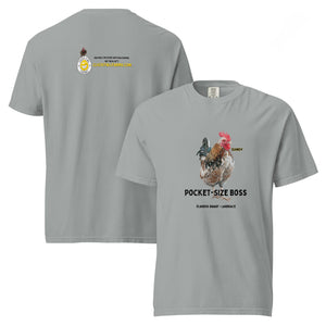 Ölandsk Dwarf Tee — “Pocket - Size Boss” - Cluck It All Farms