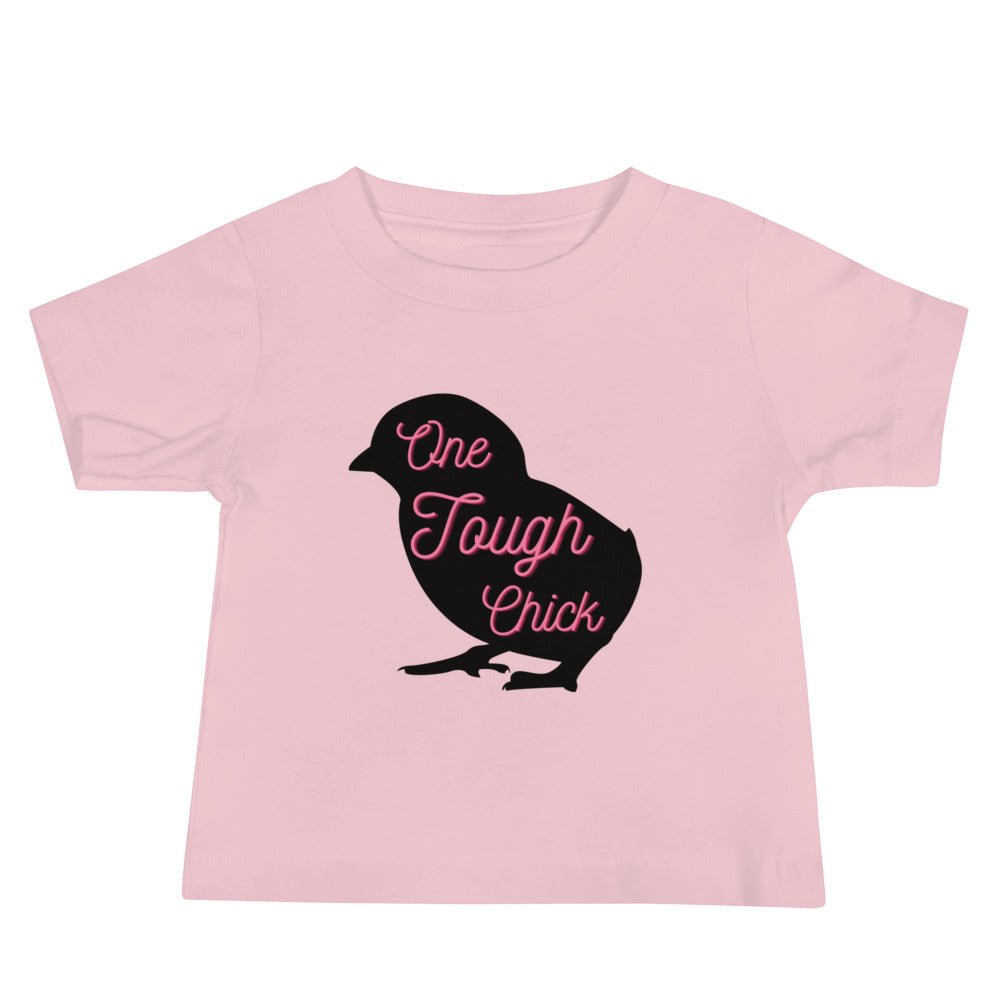 One Tough Chick Baby Jersey Short Sleeve Tee - Cluck It All Farms