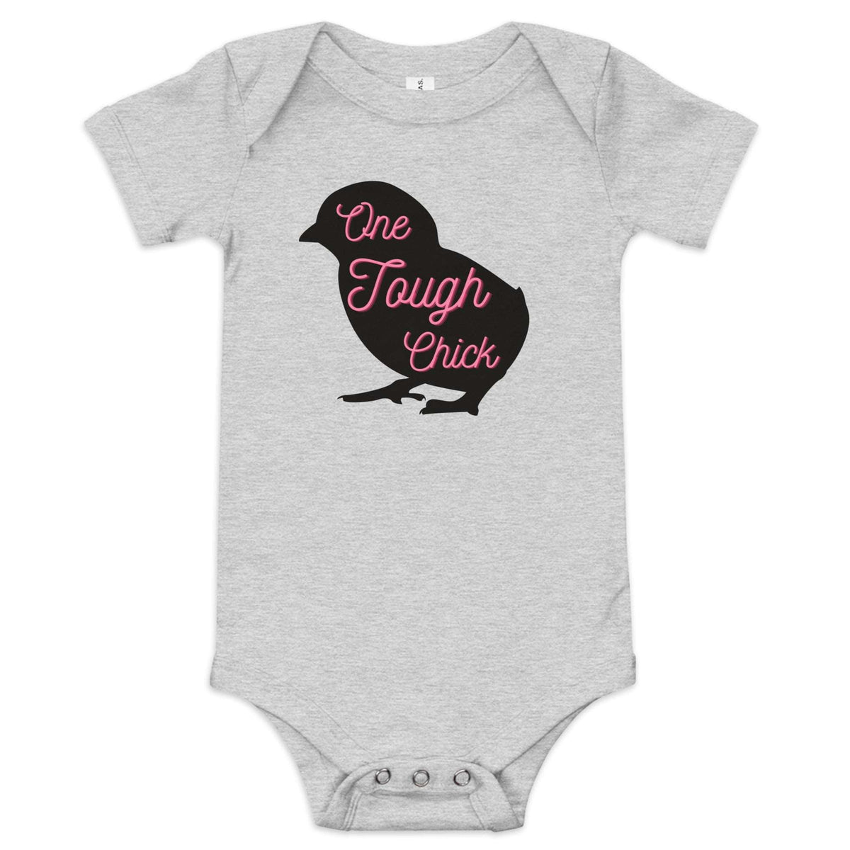 One Tough Chick Baby Short Sleeve Onesie - Cluck It All Farms