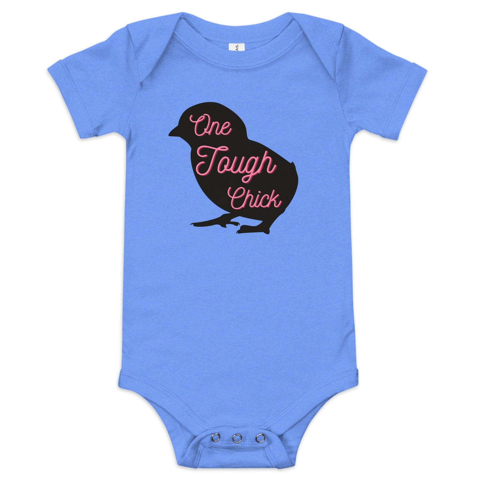 One Tough Chick Baby Short Sleeve Onesie - Cluck It All Farms