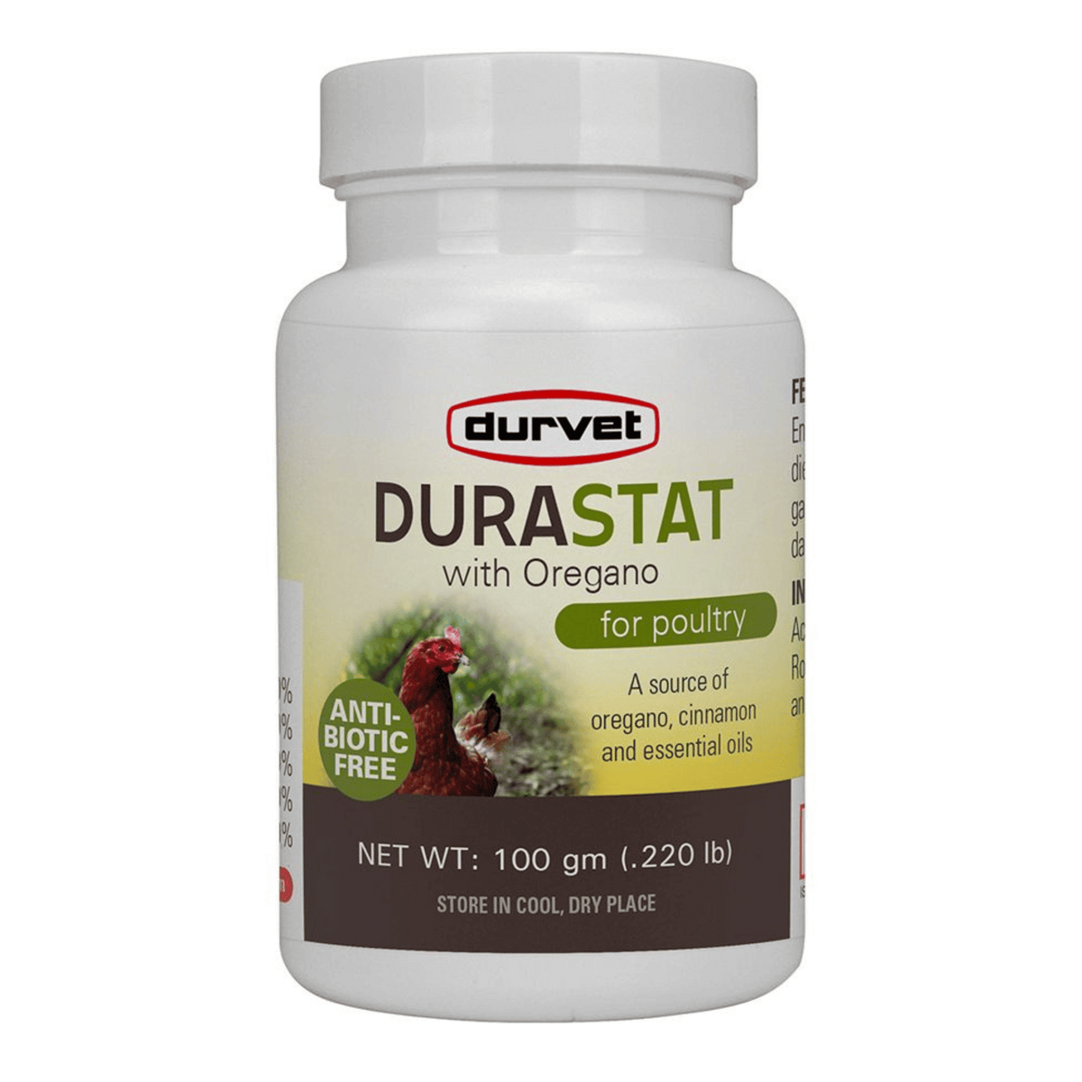 DuraStat with Oregano Poultry Supplement