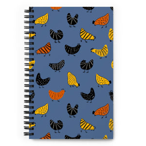 Pecking Chickens Spiral Notebook - Cluck It All Farms