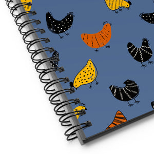 Pecking Chickens Spiral Notebook - Cluck It All Farms