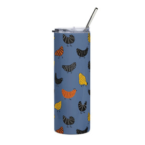 Pecking Chickens Stainless Steel Tumbler - Cluck It All Farms