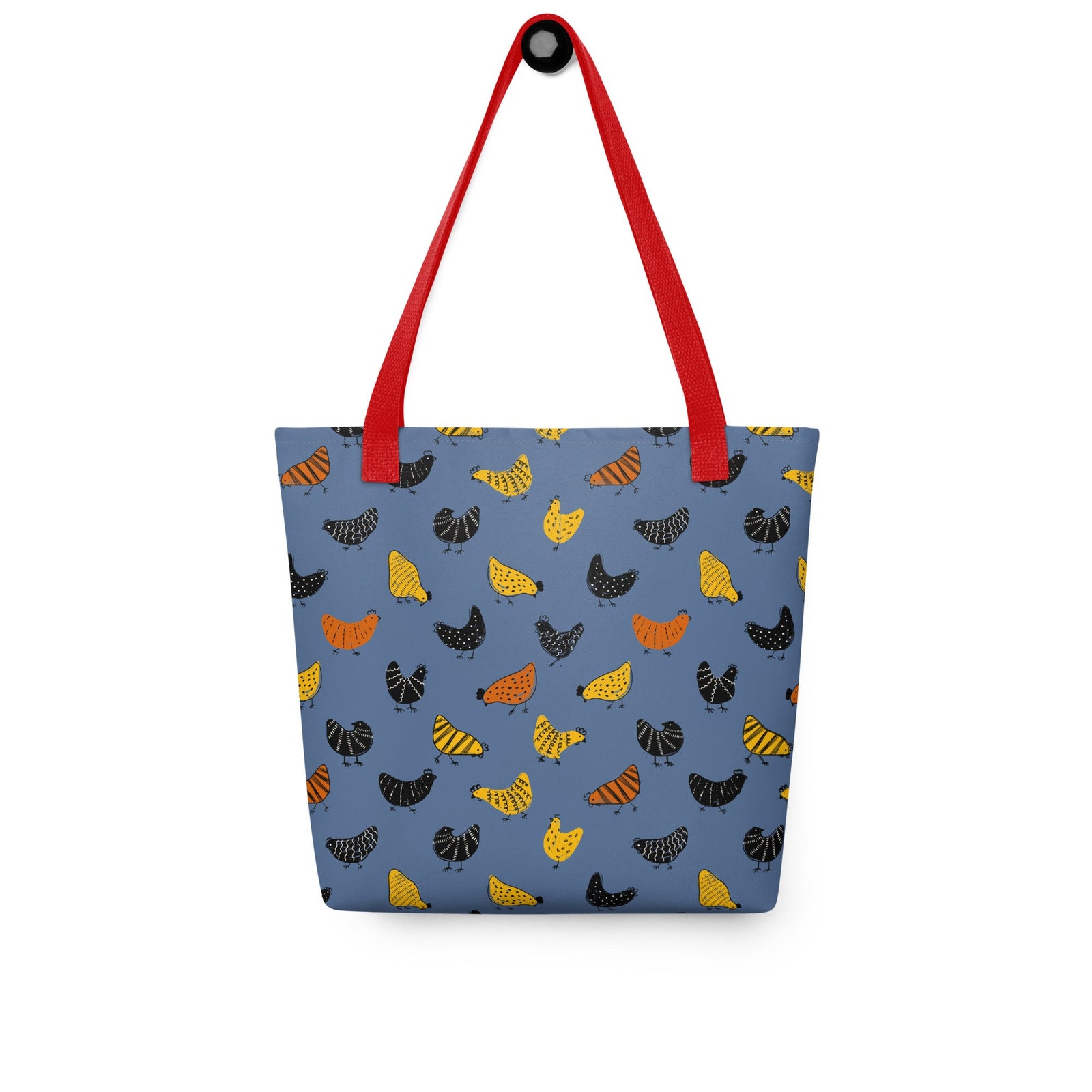 Pecking Chickens Tote Bag - Cluck It All Farms