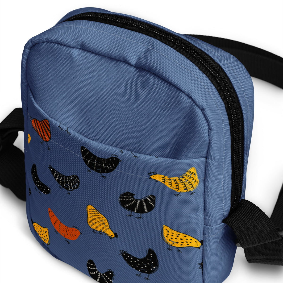 Pecking Chickens Utility Crossbody Bag - Cluck It All Farms