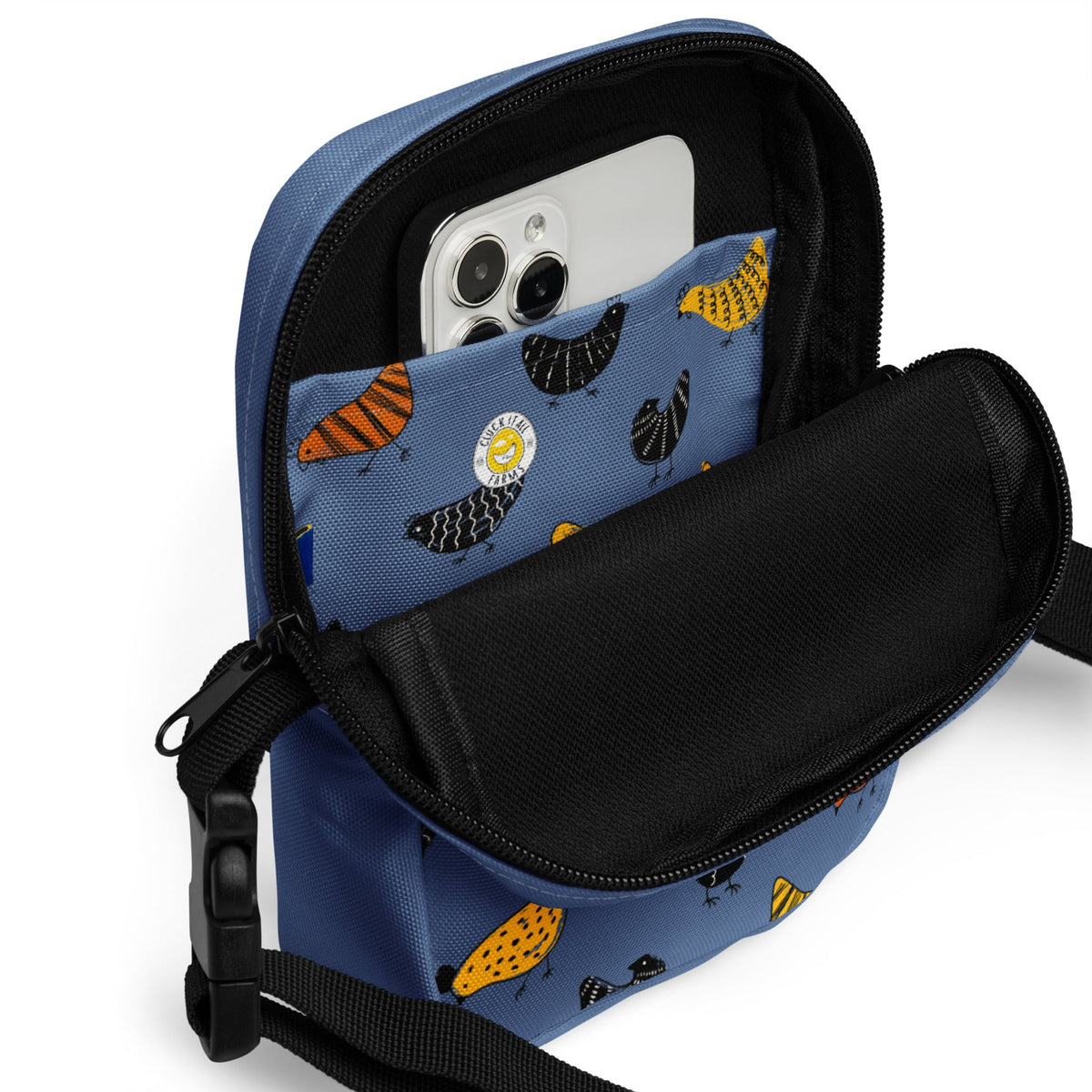 Pecking Chickens Utility Crossbody Bag - Cluck It All Farms