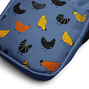Pecking Chickens Utility Crossbody Bag - Cluck It All Farms