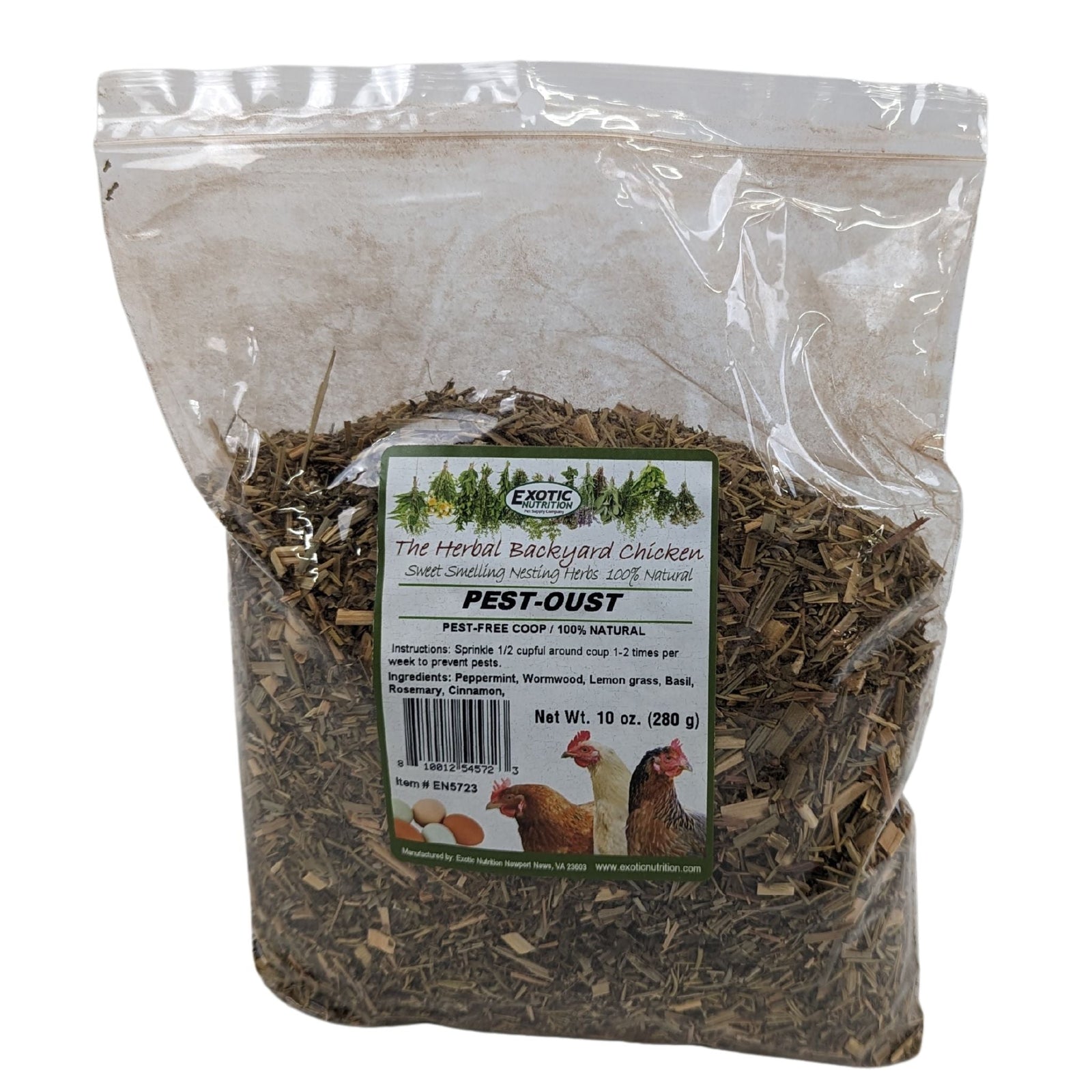 Pest - Oust Nesting Herb Blend 10oz - Cluck It All Farms
