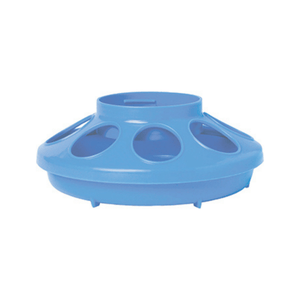 Plastic Poultry Feeder Screw On Base - Cluck It All Farms