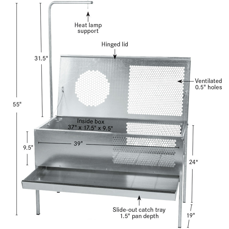 QuikClean™ Chick Brooder - Cluck It All Farms