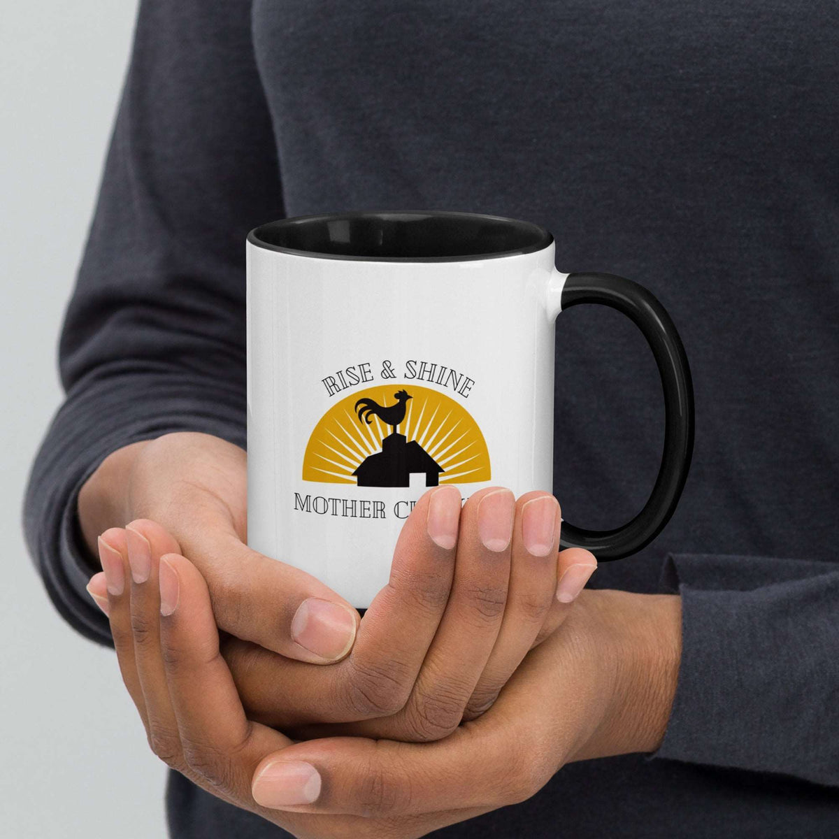 Rise &amp; Shine Chicken Colored Mug - Cluck It All Farms