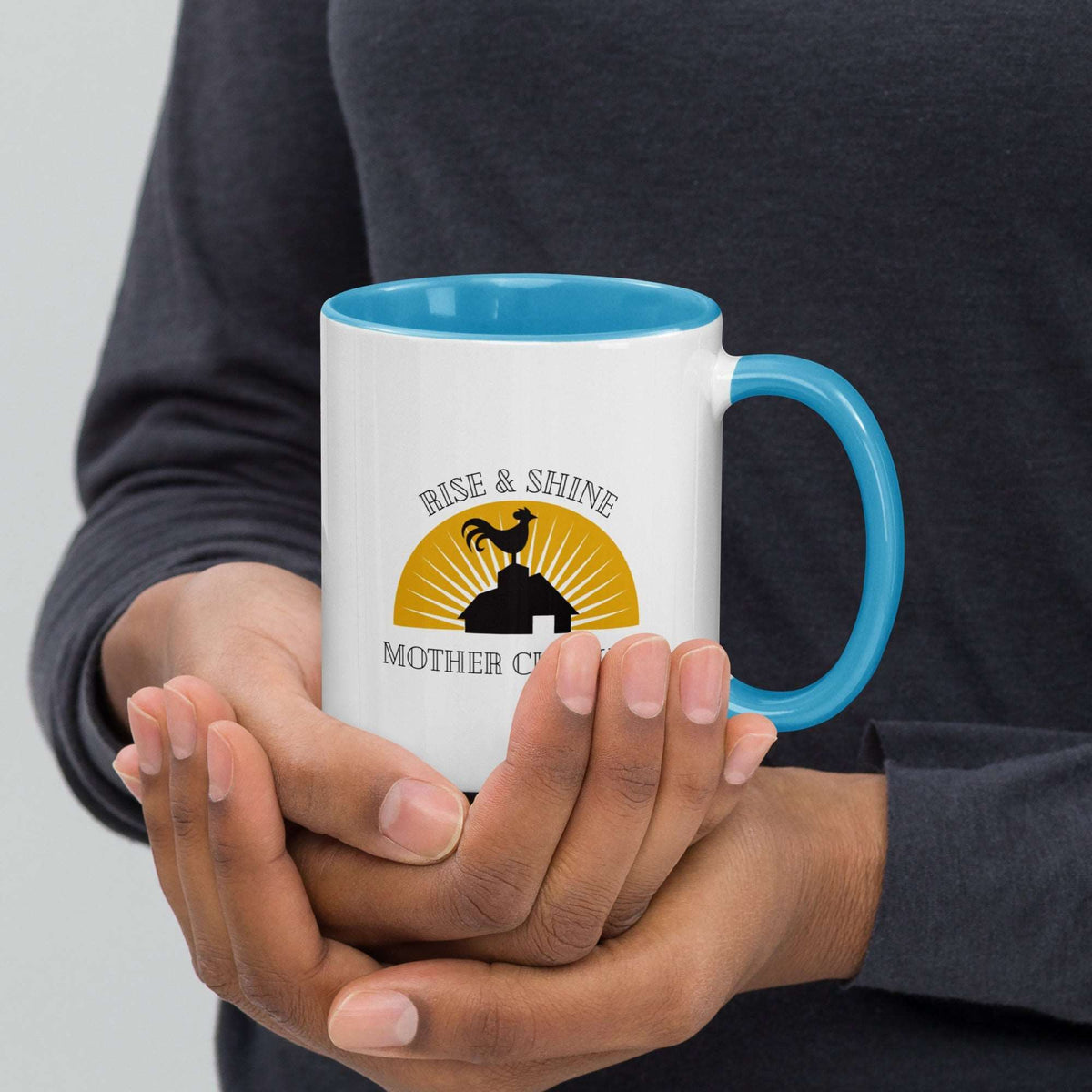 Rise &amp; Shine Chicken Colored Mug - Cluck It All Farms