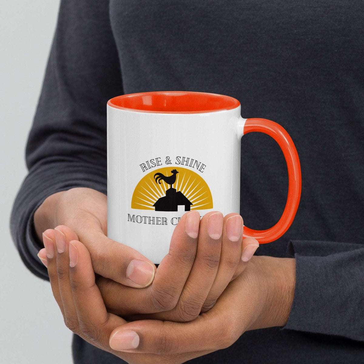 Rise &amp; Shine Chicken Colored Mug - Cluck It All Farms