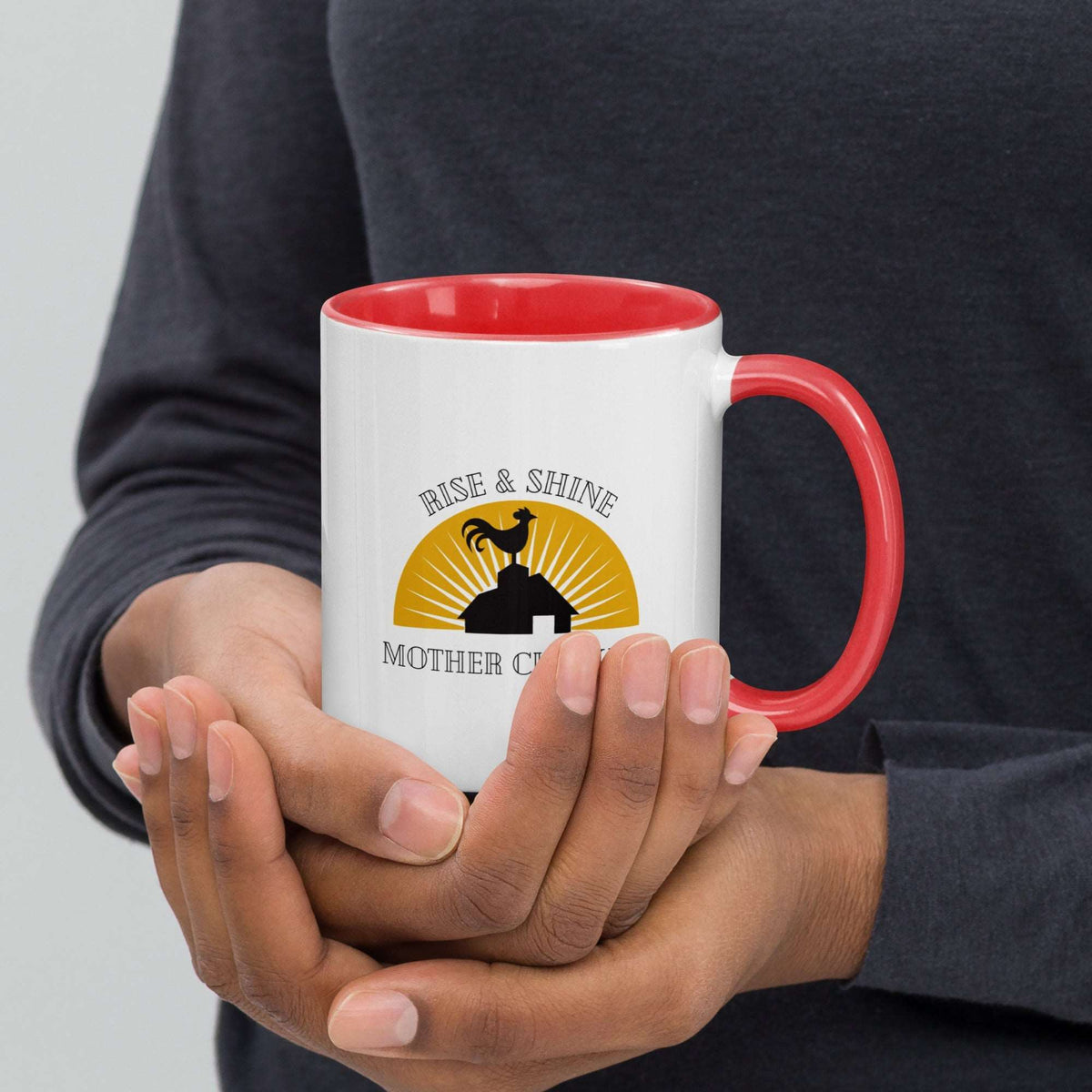Rise &amp; Shine Chicken Colored Mug - Cluck It All Farms
