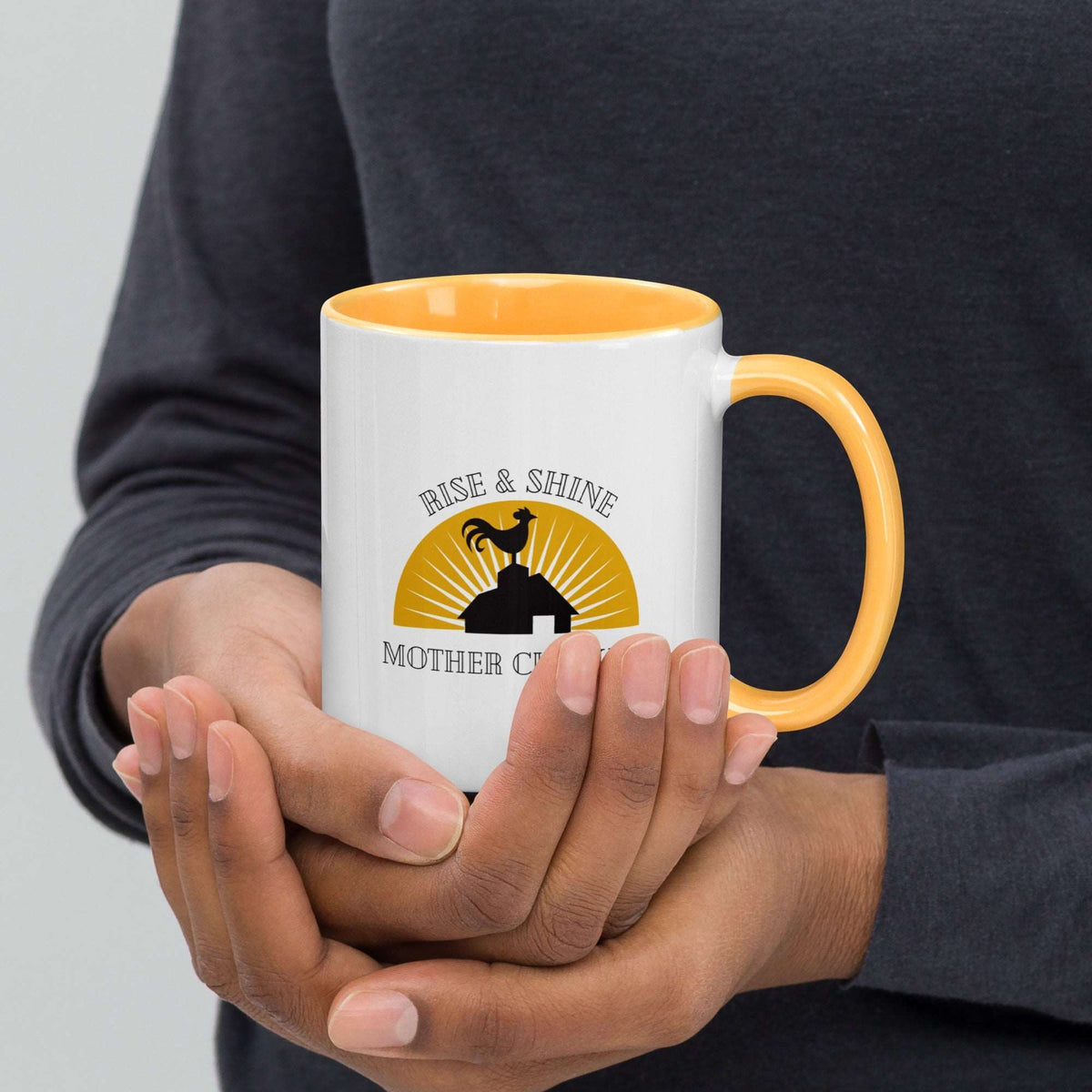 Rise &amp; Shine Chicken Colored Mug - Cluck It All Farms