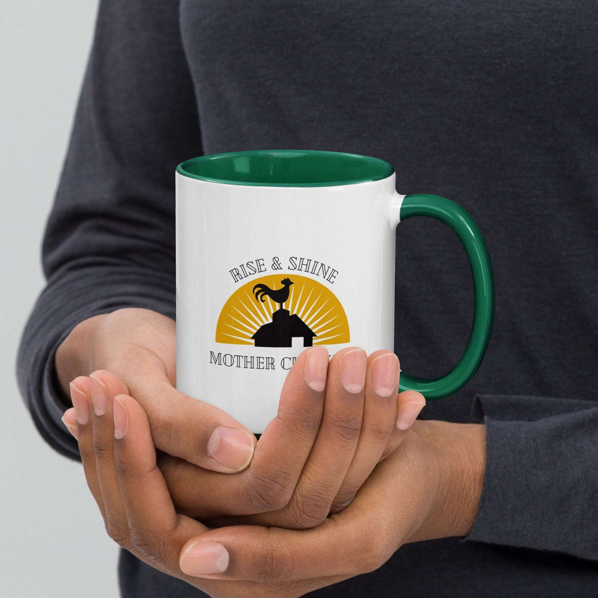 Rise &amp; Shine Chicken Colored Mug - Cluck It All Farms