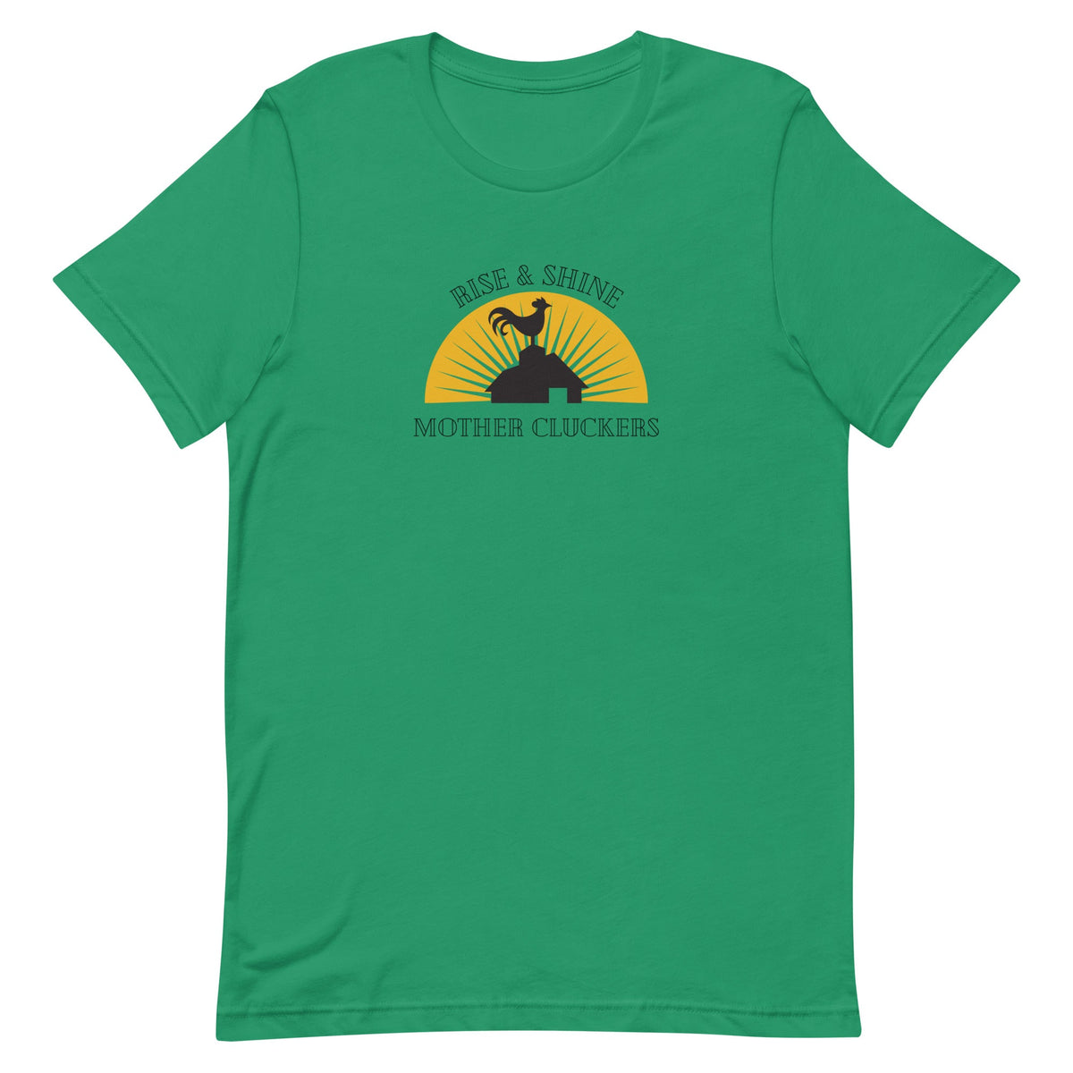 Rise & Shine Chicken Unisex T-Shirt - Cluck It All Farms