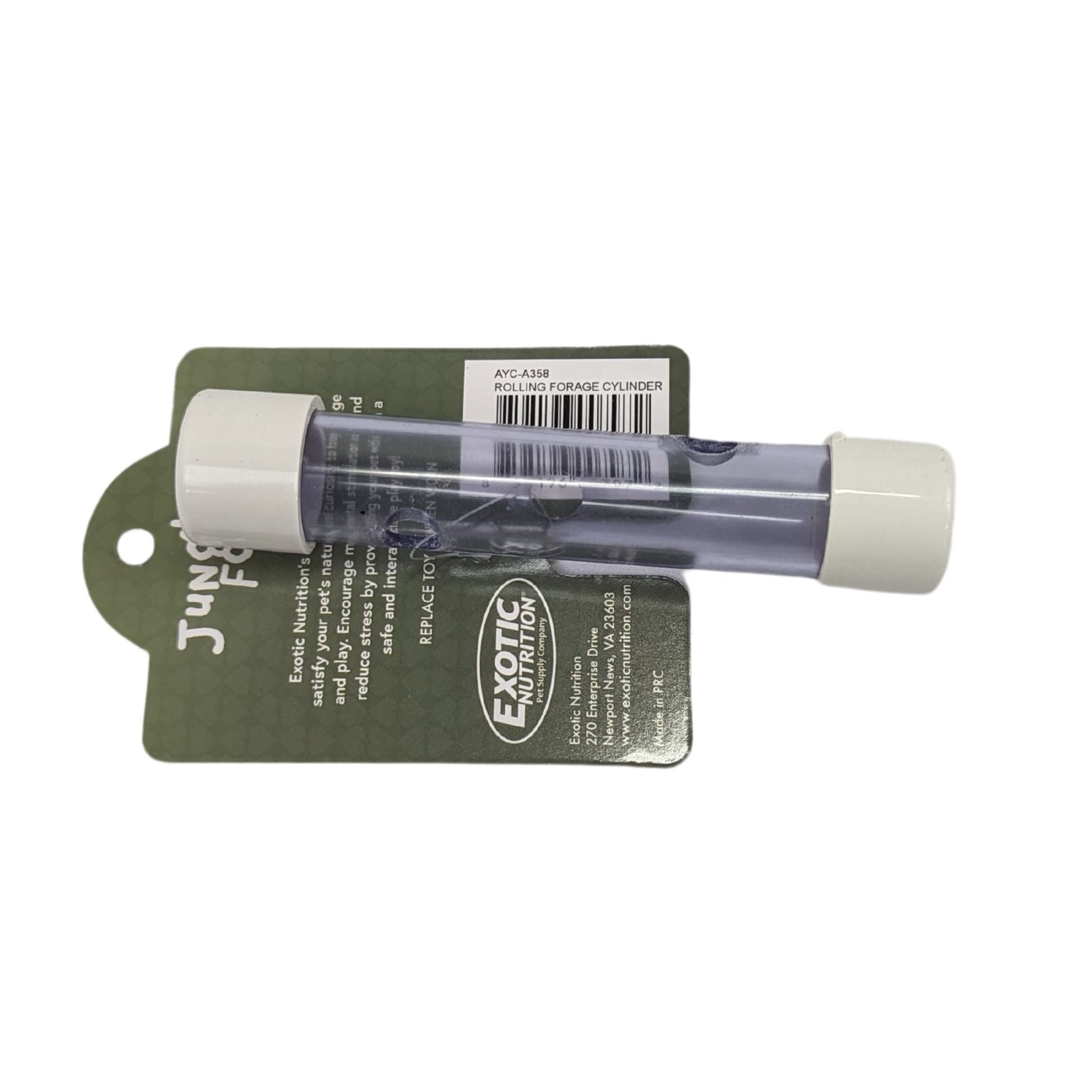 Rolling Forage Cylinder Chicken Treats Toy - Cluck It All Farms