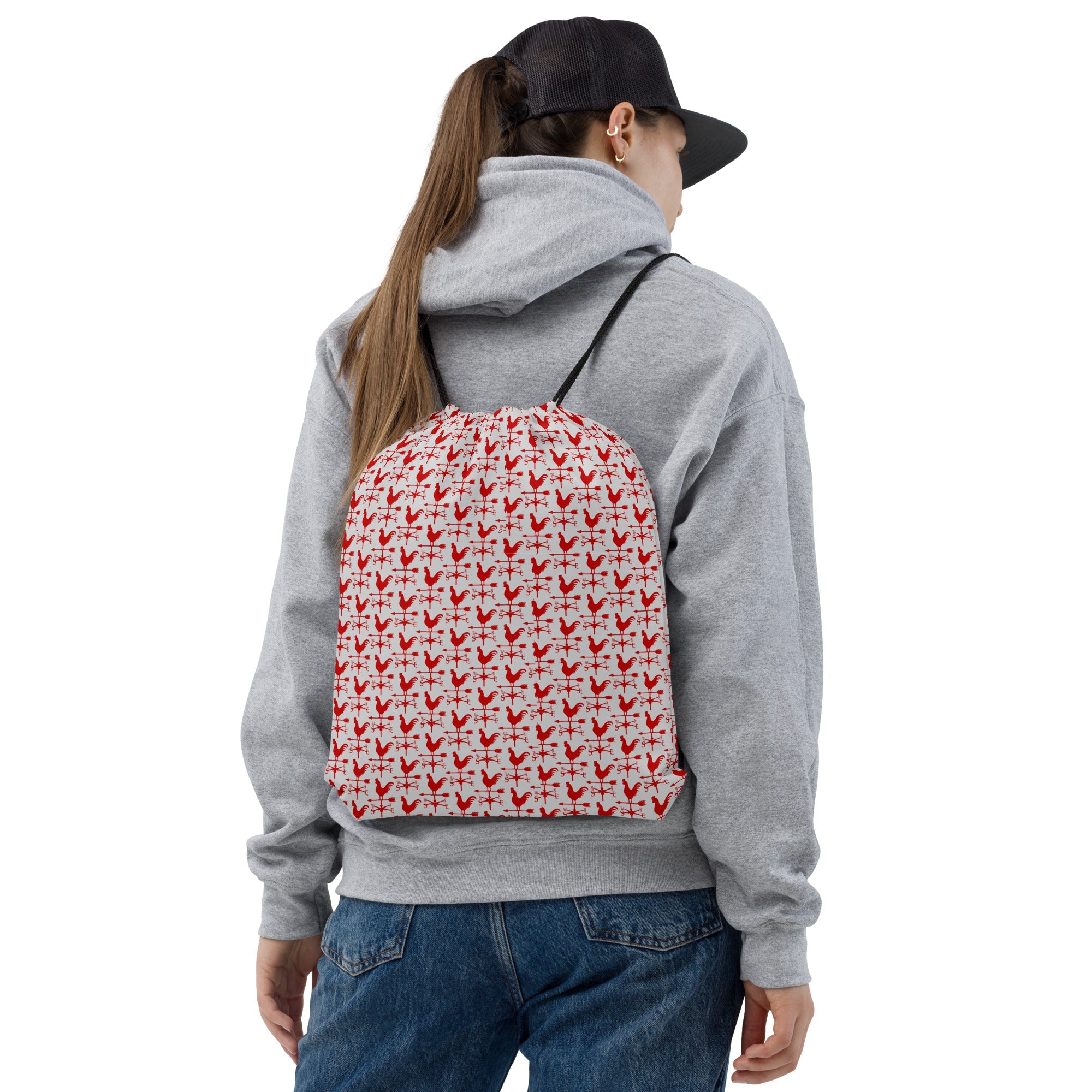 Rooster Weathervane Drawstring Bag - Cluck It All Farms